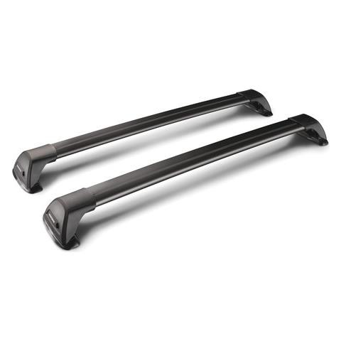 Flush Black Mixed, Coppia Barre Portatutto Telescopiche In Alluminio - 80+85 Cm - Foto 1