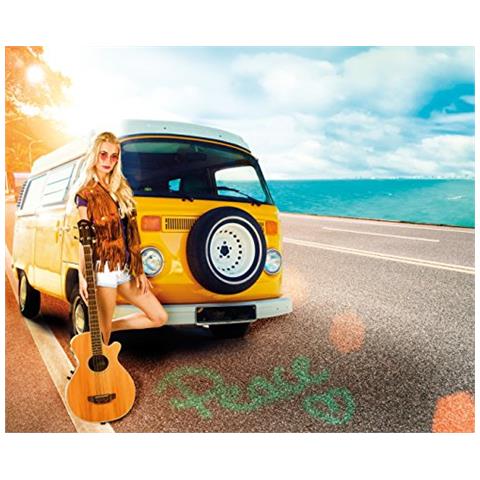 44521 - Gilet Per Costume Da Hippy, Per Adulti, M / l, Colore: Marrone - Foto 3