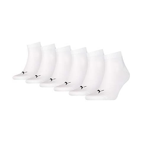 271080001 - Calze Sportive Unisex, 6 Paia, Colore: Bianco, Quantità: 6 Paia (2 X 3 Confezioni), Misura: 35-38, Articolo: 271080001-300 Bianco - Foto 1