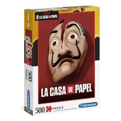 CLM35085 Puzzle da 500 Pezzi - La Casa De Papel: Maschera - Foto 1
