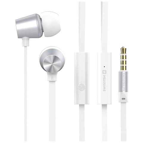 Auricolari Cablati Jack 3.5mm Intrauricolari Tasto Di Comando Swissten - Foto 10