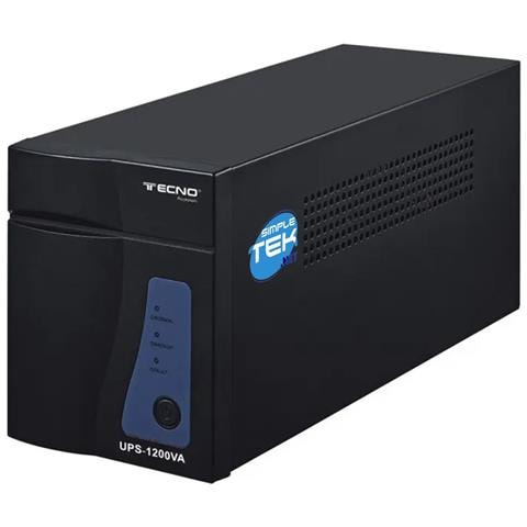 Ups Gruppo Di Continuita 1200va 500w 3 Prese Schuko/eu/ita Bipasso Pc Computer - Foto 2