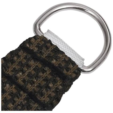 Vela Parasole 160 g / m² Marrone 3x4x5 m in HDPE - Foto 2