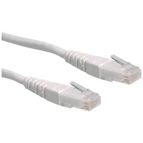 UTP Patch Cord, Cat. 6, white 3.0 m, Bianco, 100 Ohm, 3 mm - Foto 3