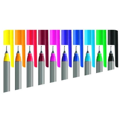 55 fineliner, Nero, Multi, Bianco, Plastica - Foto 1