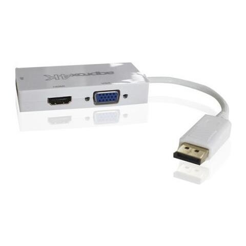 appC37 Display Port HDMI, DVI, VGA Bianco cavo di interfaccia e adattatore - Foto 3