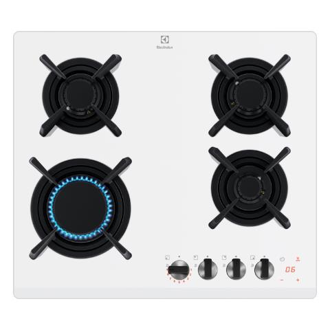 Piano Cottura KGG643753W a Induzione 4 Zone Cottura da 59 cm Colore Bianco - Foto 1