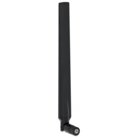 Antenna LTE con SMA maschio 1,9 - 2,3 dBi omnidirezionale con giunto inclinabile nero - Foto 1
