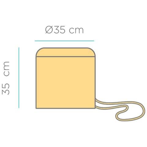 Lampada A Sospensione Led 9w Benirrás 35 Battery Hang Naturale 350xø350 Mm Fibre Naturali - Foto 1