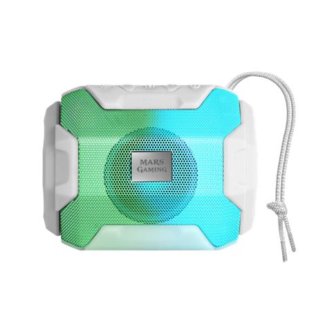 Msbaxw, Altoparlante Bluetooth Rgb, Compatto, 10w, Usb /microsd /radio, Bianco - Foto 3