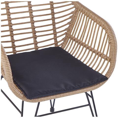 Set Bistrot Con Cuscino Tropea Ii Naturale - Foto 2