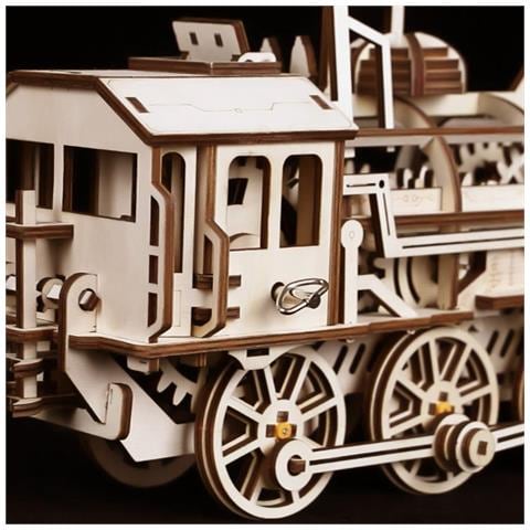 Puzzle In Legno 3d | Locomotiva Meccanica - Foto 2