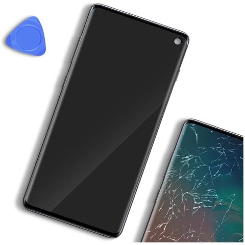 Blocco Completo S10 Lcd + Touch + Frame Originale, Argento - Foto 2