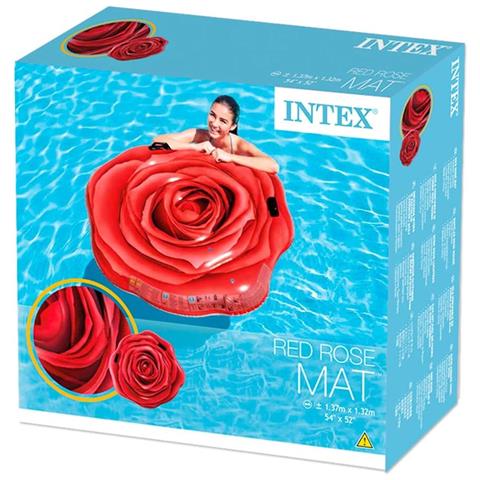 Materassino Gonfiabile A Rosa Rossa 137x132 Cm - Intex Rosa Rossa 58783 Np - Foto 5