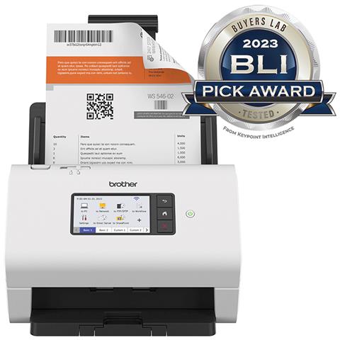 ADS-4900W scanner Scanner con ADF + alimentatore di fogli 600 x 600 DPI A4 Nero, Bianco - Foto 1
