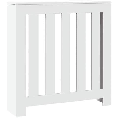 Copertura Termosifone Bianca 78x20x82 Cm Legno Multistrato - Foto 2