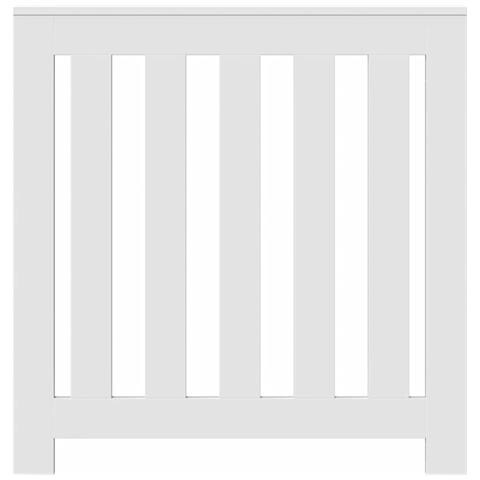 Copertura Termosifone Bianca 78x20x82 Cm Legno Multistrato - Foto 3