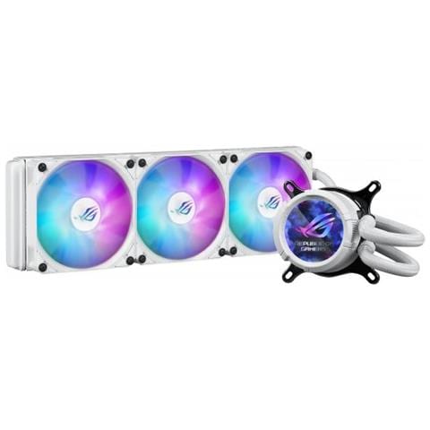 Asus Rog Strix Lc Iii 360 Argb White Edition Case Per Computer Raffreddatore Di Liquidi Tutto In Uno 12 Cm Bianco - Foto 1