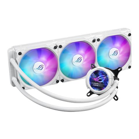 Asus Rog Strix Lc Iii 360 Argb White Edition Case Per Computer Raffreddatore Di Liquidi Tutto In Uno 12 Cm Bianco - Foto 2