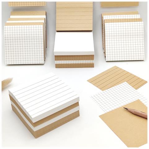 Note Adesive, Blocco Note Per Prendere Appunti E Promemoria Confezione Da 5 Fogli Da 80 Fogli White 1 - Foto 3