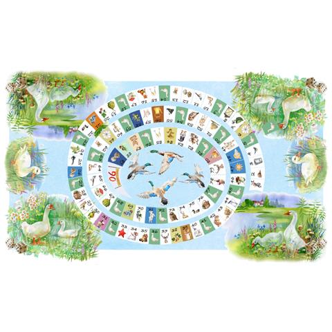 Tovaglia Copritavolo Cucina 100% Cotone Digitale Disegno Gioco Dell''oca 150x180 Gicoo Dell''oca - Foto 2