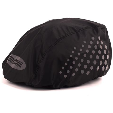 Copertura Riflettente Per Casco Da Ciclismo Black - Foto 1