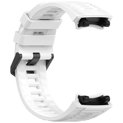 Cinturino In Silicone Per Orologio Amazfit T-rex 3 Nero White - Foto 4