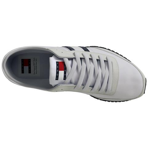Runner Casual Sneakers Sintetico Scarpe Uomo Bianco Eu 44, Em0em01351 Ybr - Foto 3