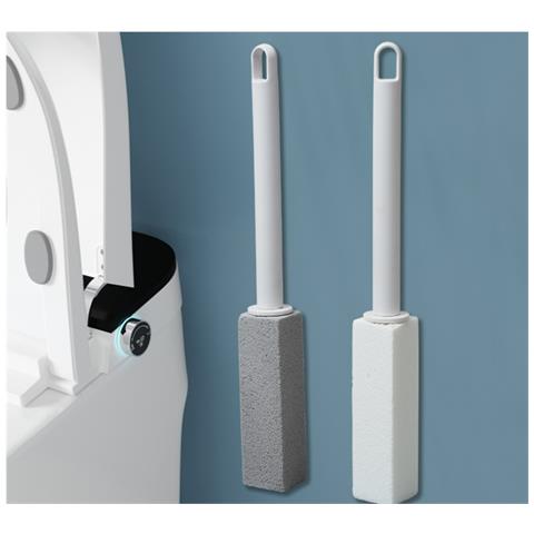 Confezione Da 3 Scopini Per Wc Con Pietra Pomice Grey - Foto 3