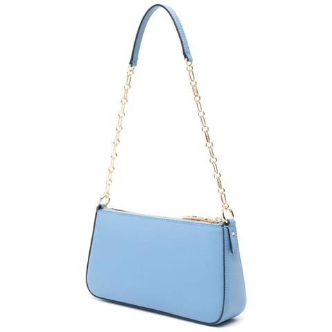 Medium Chain Pouchette French Blue Borse Tracolla Pelle Di Mucca Borse Donna Blu Eu One Size, 32h3g8ew6l-457 - Foto 2