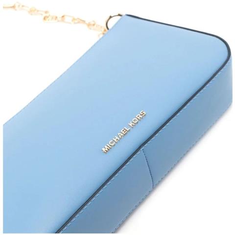 Medium Chain Pouchette French Blue Borse Tracolla Pelle Di Mucca Borse Donna Blu Eu One Size, 32h3g8ew6l-457 - Foto 3