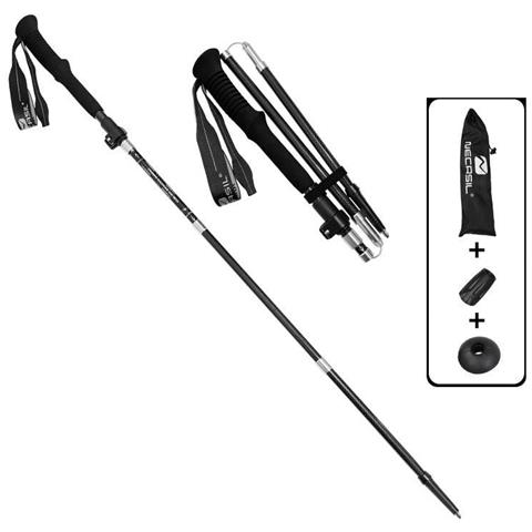 Bastoncini Da Trekking In Fibra Di Carbonio - Foto 4