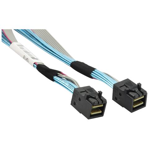 CBL-SAST-0531 cavo Serial Attached SCSI (SAS) 0,8 m Nero - Foto 1