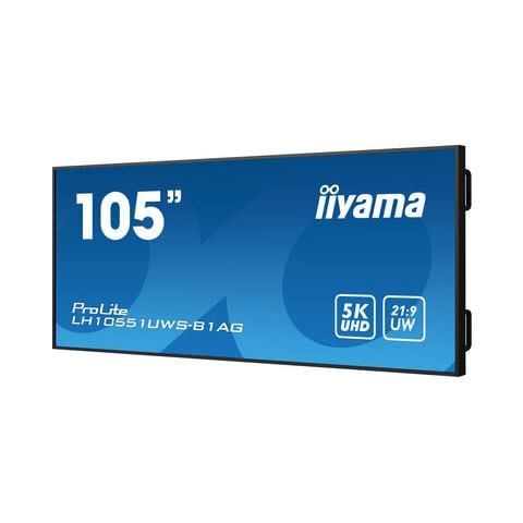 LH10551UWS-B1AG visualizzatore di messaggi Pannello piatto per segnaletica digitale 2,66 m (104.7") LED 500 cd /m² UltraWide Full HD Nero 24/7 - Foto 7