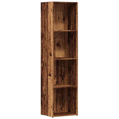 Libreria Legno Antico 36x30x143 Cm In Legno Multistrato - Foto 2