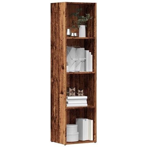 Libreria Legno Antico 36x30x143 Cm In Legno Multistrato - Foto 1