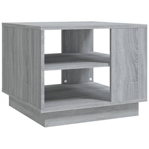 Lusso Casadino - Tavolino Da Salotto Grigio Sonoma 55x55x43 Cm In Truciolato - Foto 1