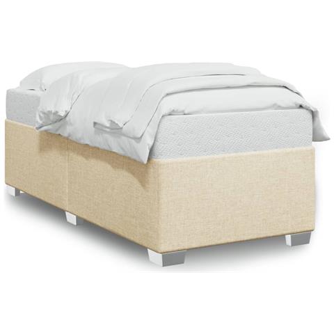 Giroletto Senza Materasso Crema 90x200 Cm In Tessuto - Foto 1