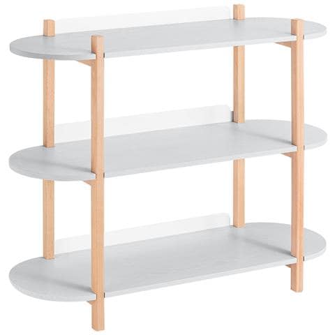 Libreria Multifunzionale Scaffale 100 X 33 X 88 Cm Hstr01-h-hg - Foto 1