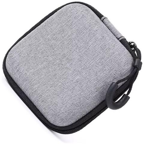 Custodia Quadrata Grigia 8.5x8.5x3.5 Cm Per Accessori Digitali - Organizzazione Ottimale - Foto 1