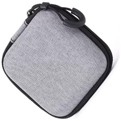 Custodia Quadrata Grigia 8.5x8.5x3.5 Cm Per Accessori Digitali - Organizzazione Ottimale - Foto 2