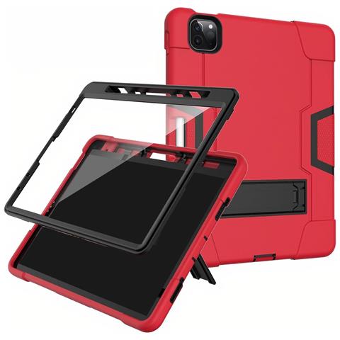 Custodia Per Ipad Air 5/air 4/pro 11"" Supporto E Alloggiamento Per Stilo Rosso - Foto 2