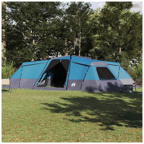 Tenda Familiare Blu 833 x 585 x 216 cm Poliestere - Foto 2