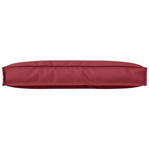 Cuscino per schienale pallet Rosso Vino 80 x 40 x 12 cm - Foto 2