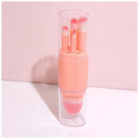 Set Di Pennelli Portatili 5-in-1 - Strumento Di Bellezza Multifunzionale Pink - Foto 5
