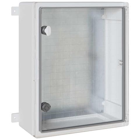 Armadietto di Controllo Grigio 40 x 24.5 x 50 cm Plastica ABS - Foto 1