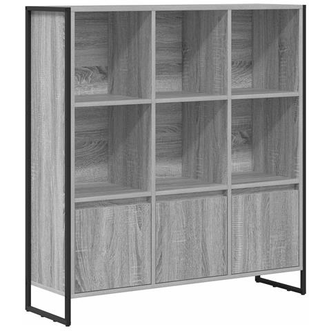 Armadio per Libri 2 pcs Grigio Sonoma 99,5 x 30 x 108,5 cm - Foto 1