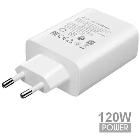 Caricabatterie Originale Flashcharge Usb-c V12060l1800-eu 120w White Bulk Per Smartphone - Foto 2