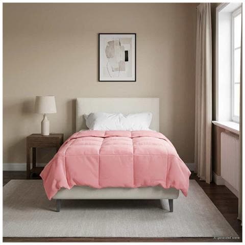 Piumone Completo Annuale Rosa 140 x 200 cm Microfibra - Foto 2