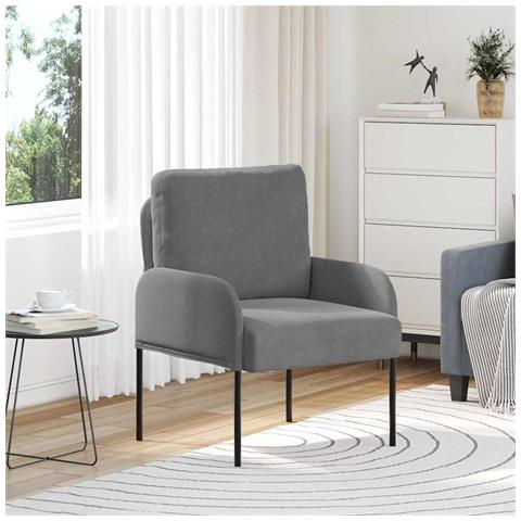 Divani con cuscino 55cm Grigio scuro Legno compensato - Foto 2